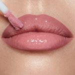 Collagen Lip Bath - Pillow Talk Fair on fair skin tone model