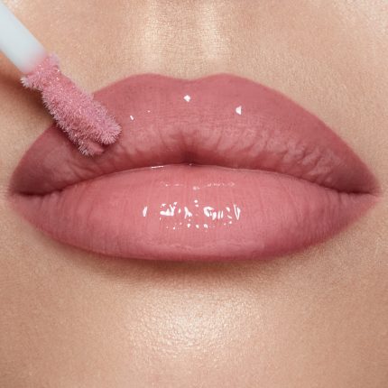 Collagen Lip Bath - Pillow Talk Fair on fair skin tone model