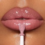 Collagen Lip Bath - Pillow Talk Fair on medium skin tone model