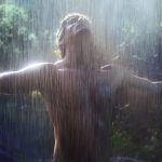 Model wearing Magic Energy: Woody Fresh Perfume with Bergamot