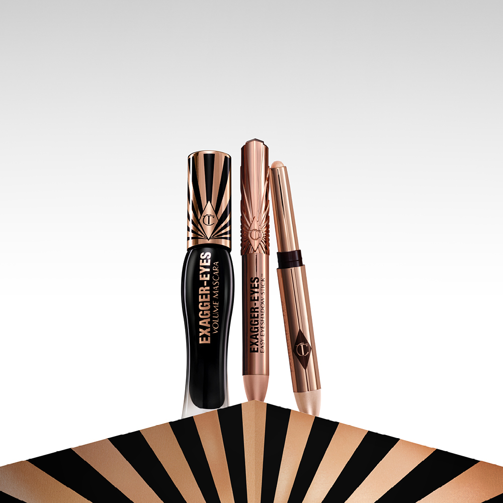 Exagger-eyes Mascara + Easy Eyeshadow Sticks Still life