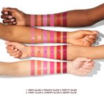 3 arms with different skintones, swatching the unreal blush shades.