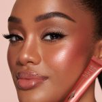 How to apply liquid blush using Beauty Light Wand liquid blush and highlighter in Pinkgasm