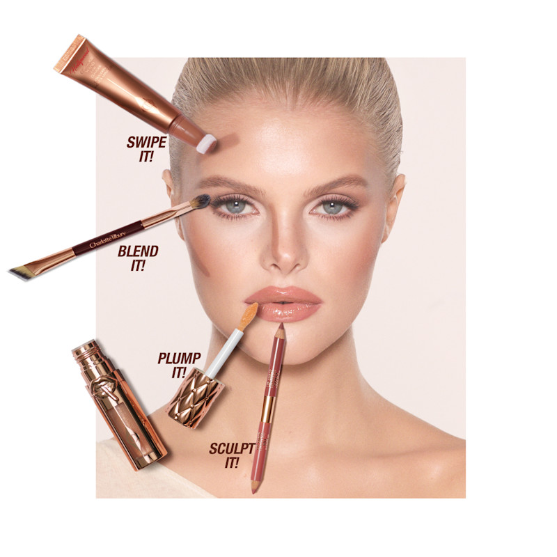 Meg wearing Super Nudes contour makeup