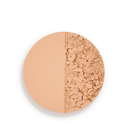 Swatch of a sandy-brown-coloured setting powder compact.
