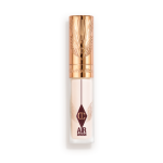 Charlotte Tilbury Airbrush Flawless Concealer in a frosted tube with rose-gold cap and winged design, displayed upright with lid closed.