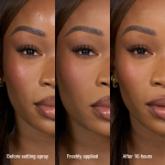 Matte Setting Spray B&A Infographic