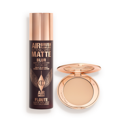 AIRBRUSH FLAWLESS MATTIFY, BLUR & SET KIT PACKSHOT