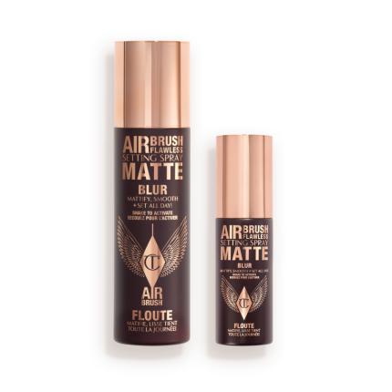AIRBRUSH FLAWLESS SETTING SPRAY MATTE & MINI DUO PACKSHOT