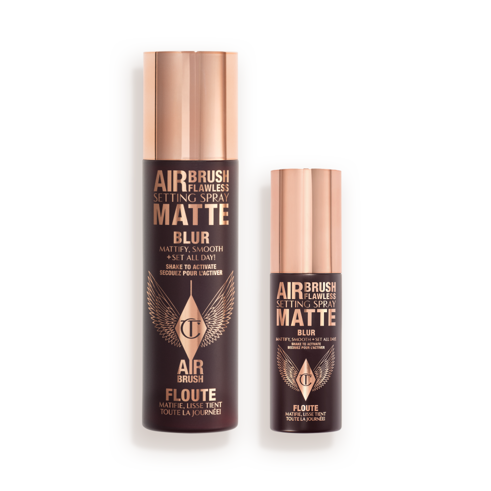 AIRBRUSH_FLAWLESS_SETTING_SPRAY_MATTE___MINI_DUO AIRBRUSH FLAWLESS SETTING SPRAY MATTE & MINI DUO PACKSHOT
