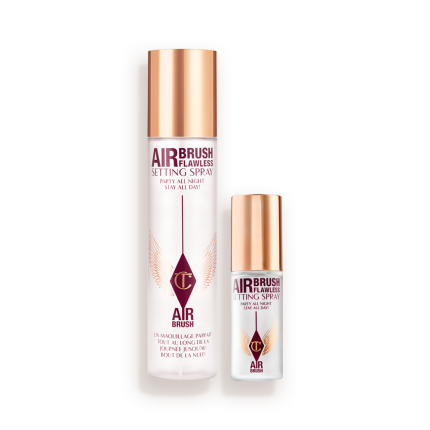 AIRBRUSH FLAWLESS SETTING SPRAY XL & MINI DUO PACKAGING
