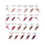 Lip Cheat swatches