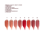 AIRBRUSH LIP BLUR GROUP SWATCHES