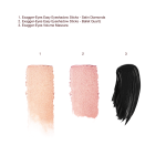 EXAGGER-EYES EASY EYESHADOW + MASCARA TRIO texture swatch
