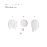 Cleanser + Toner + Magic Cream Texture swatch