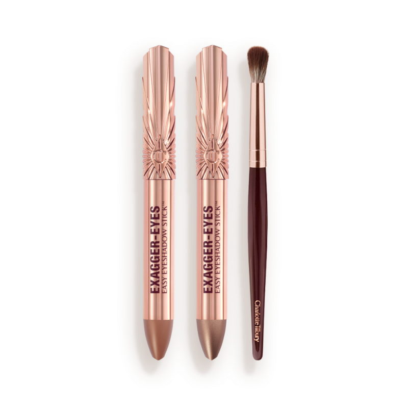 EXAGGER-EYES EASY EYESHADOW STICK + BLENDER BRUSH KIT packshot