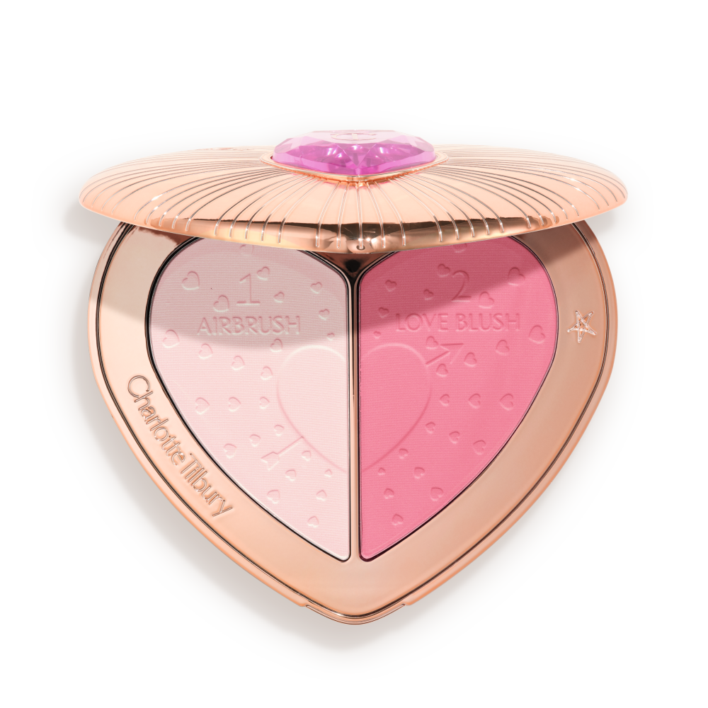 BeautySoulmate-FlawlessPink-Open CHARLOTTE'S BEAUTY SOULMATES FACE PALETTE - PILLOW TALK FLAWLESS PINK