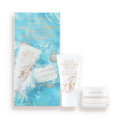 Charlotte's Magic Hydration Revival Duo: Hydrating Cleanser and Moisturiser