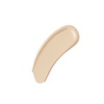 Swatch of a creamy liquid foundation in a light beige shade.
