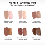Exagger-eyes Eyeshadow Stick - Perfect Pairings Infographic