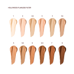 Hollywood Flawless Filter swatches