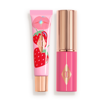 JUICYLICIOUS STRAWBERRY VANILLA + PINKY GLOW PACKSHOT