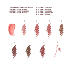 lip masks + lip cheat swatches
