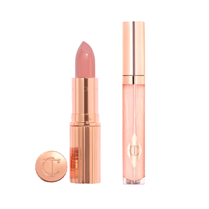 PILLOW TALK FAIR K.I.S.S.I.N.G LIPSTICK AND REFRESH ROSE COLLAGEN LIP BATH PACKSHOT