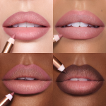 Pillow Talk Collagen Glow Lip Kit - Pillow Talk Lip Cheat Fair, Medium, Tan, Deep Model
