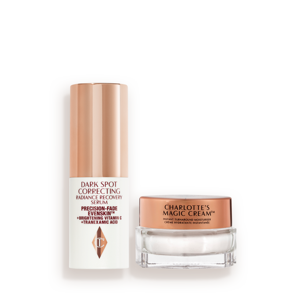 MINI_DARK_SPOT_SERUM___CHARLOTTEa__S_MAGIC_CREAM_DUO Mini Dark Spot Serum + Mini Magic Cream Duo: Serum + Moisturiser Combination