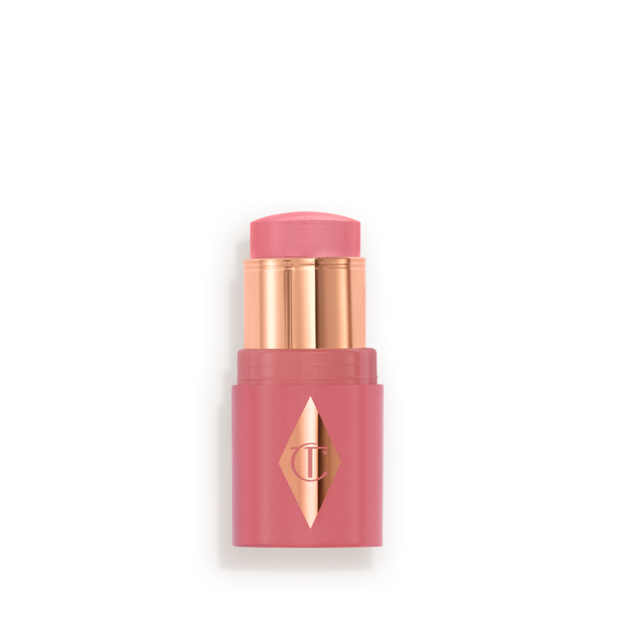 MINI_UNREAL_BLUSH_HEALTHY_GLOW_STICK_-_OPEN_-_ROSY_GLOW Mini Unreal Blush Healthy Glow Stick - Rosy Glow Open Packshot