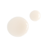 Swatch of a cream-coloured pearlescent face serum.
