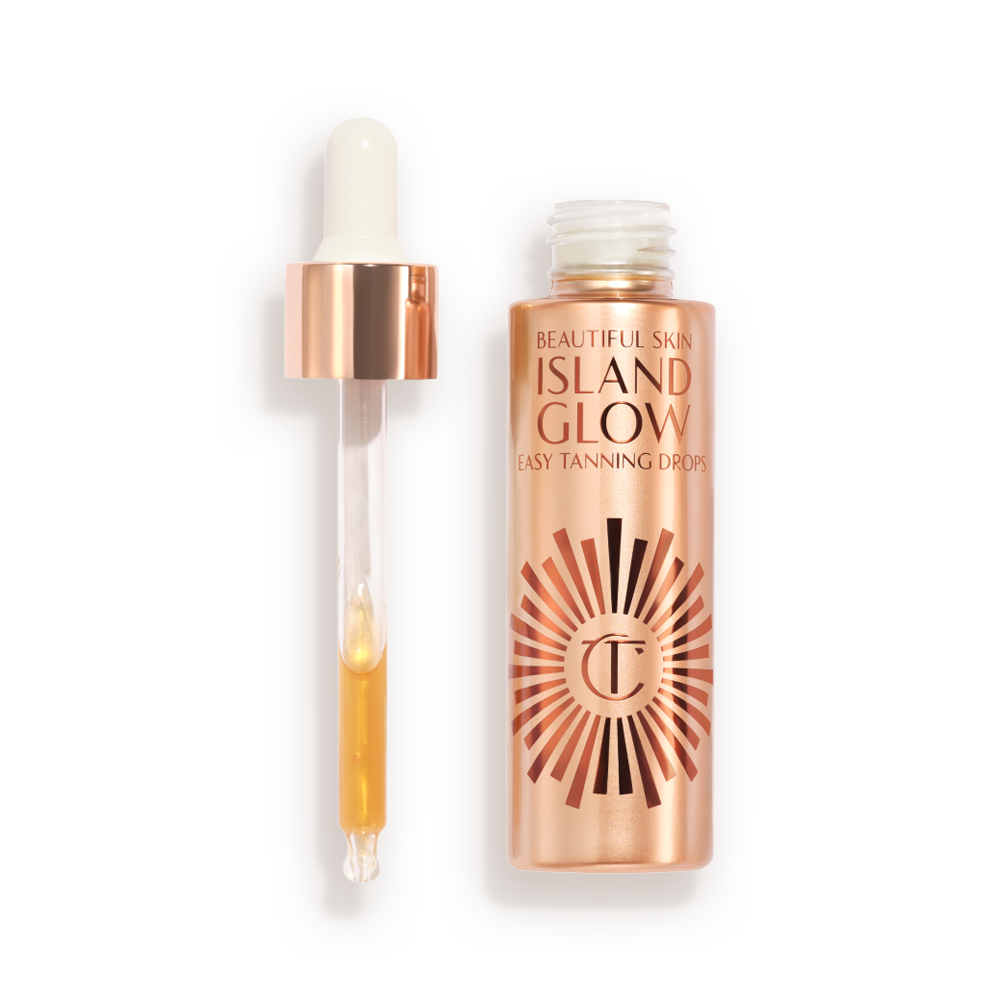 Open-Packshot Beautiful Skin Island Glow Drops packaging open