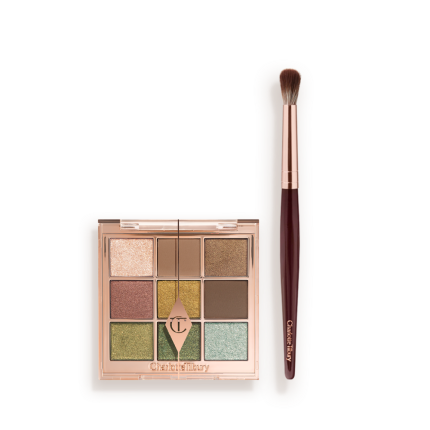 Charlotte's Beautifying Eye Trends Kit: Limited-Edition Eyeshadow Palette and Eye Makeup Brush