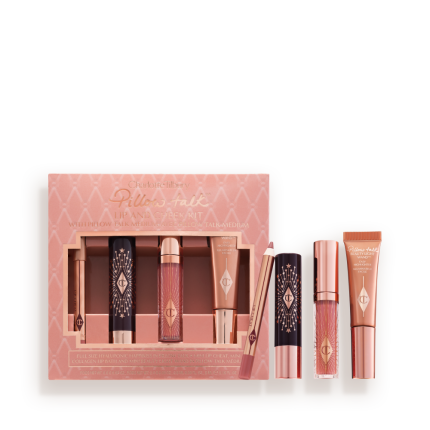 PILLOW TALK ICONIC LIP AND CHEEK KIT - PILLOW TALK MEDIUM PACKAGING