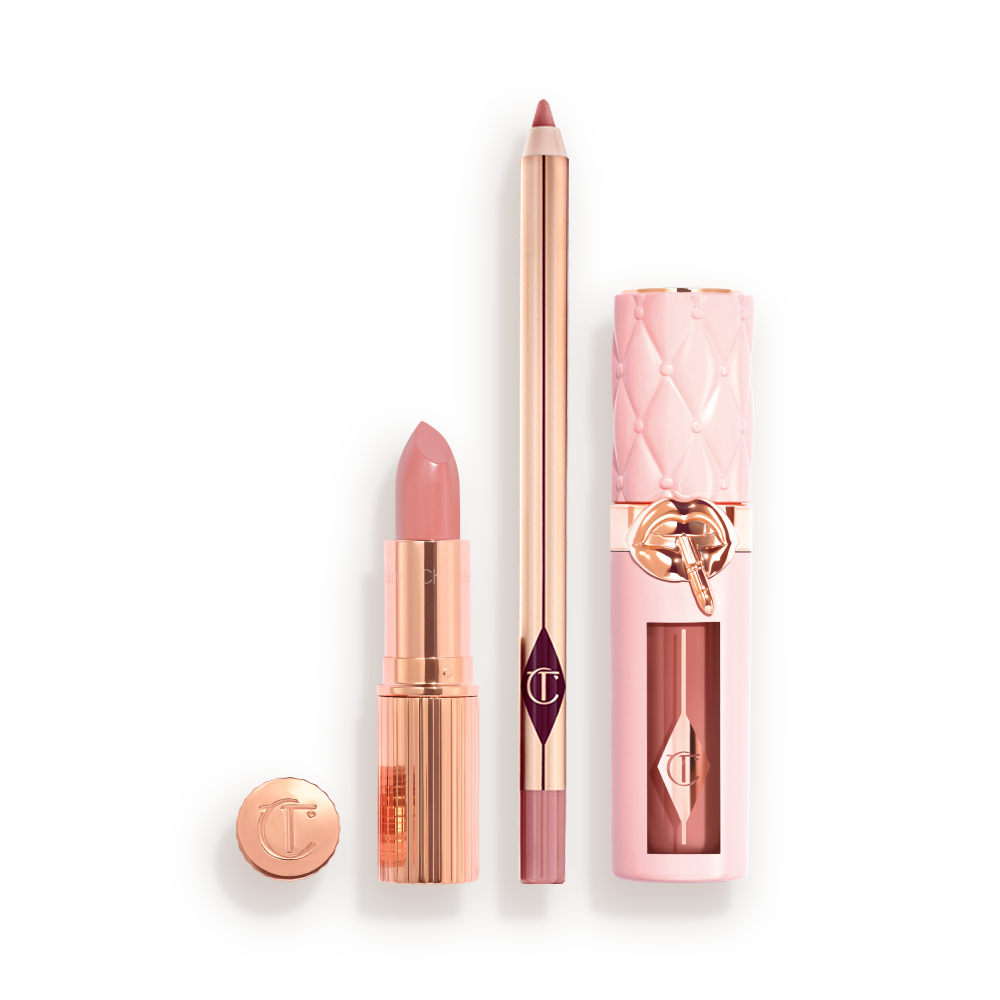 PILLOW_TALK_PERFECT__PLUMP___POUT_LIP_TRIO Pillow Talk Perfect, Plump Pout Lip Trio Packaging