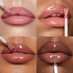 Pillow Talk Collagen Glow Lip Kit - Pillow Talk Collagen Lip Bath Fair, Medium, Tan, Deep Model