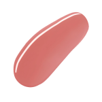 Swatch of a nude-pink lip gloss with a high-shine finish.