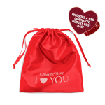 Red dust bag