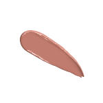 Swatch of a lipstick in a soft rosy peach shade with a satin finish.