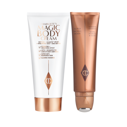 Supermodel Body Highlighter and Magic Body Cream