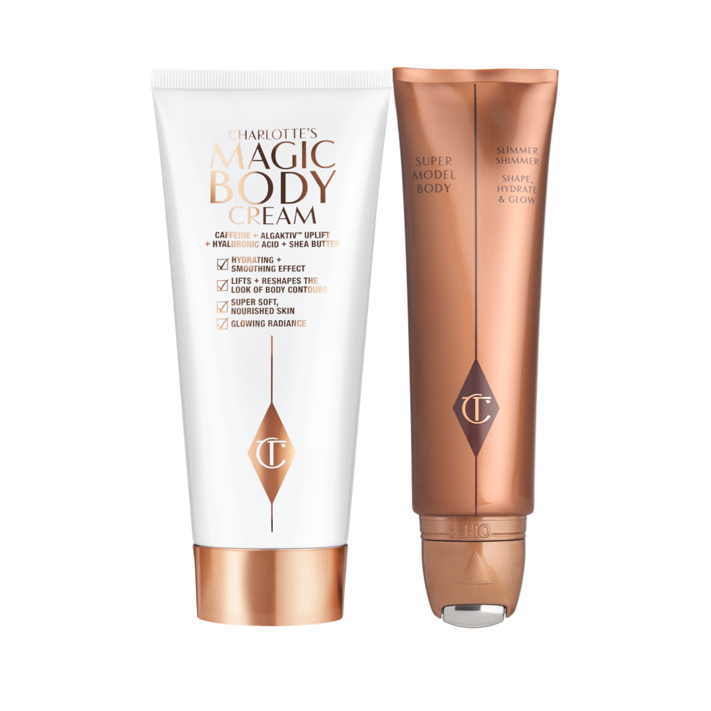 SUPERMODEL_BODY_MAGIC_BODY_CREAM Supermodel Body Highlighter and Magic Body Cream