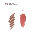 GLOSSY LIP DUO IN NUDE PINK SWATCHES
