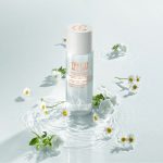 Makeup remover in a clear bottle with text that reads, 'Take it all off' with a white-coloured lid.