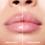 UNREAL LIP OILS COCONUT WATER BEFORE AND AFTER
