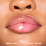 UNREAL LIP OILS PURE PEACH BA BEFORE AND AFTER