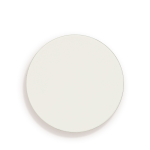 Swatch of a brightening, setting powder compacts in white.