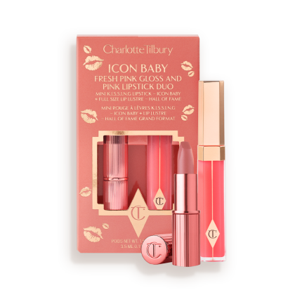 Lip Gloss & Mini Lipstick Kit in Icon Baby
