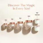 Magic Cream - sizes infographic